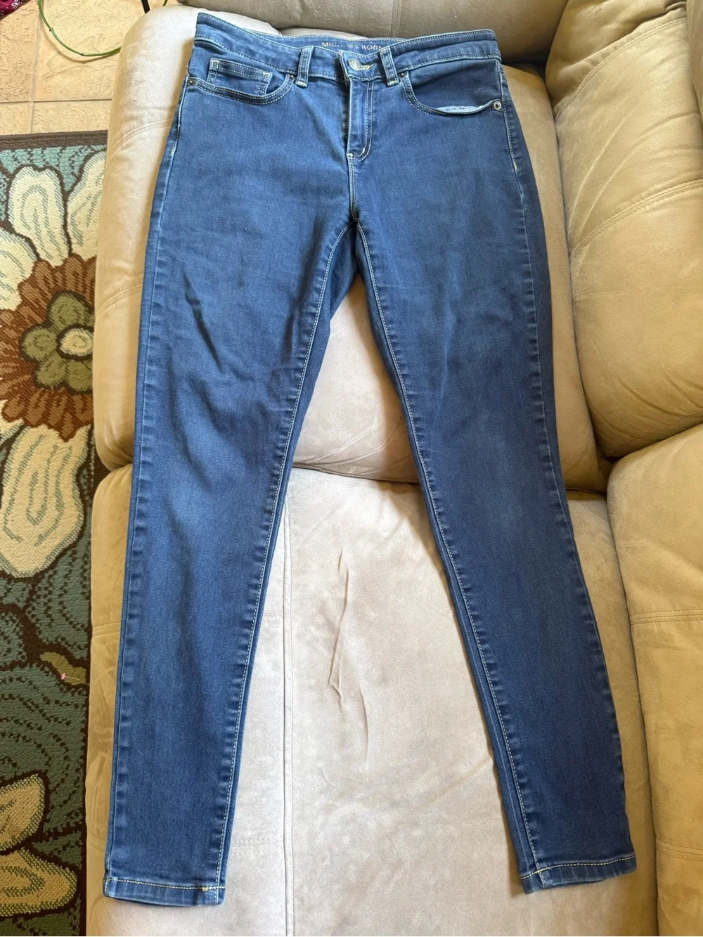 Michael Kors Dark Blue Skinny Jeans